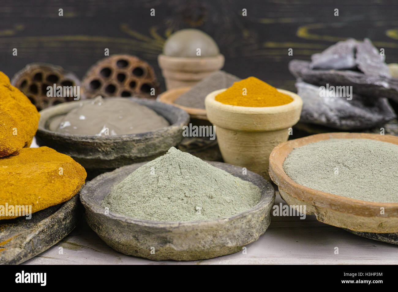 Ochre Clay Powder And Mud High Resolution Stock Photography and Images ...