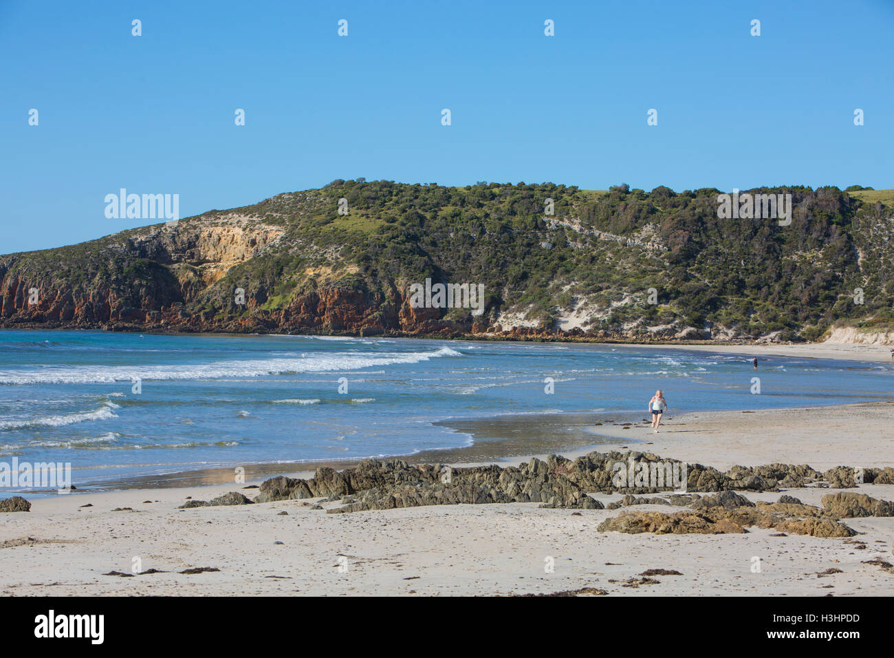 Snelling beach on the north coast of Kangaroo Island KI, South Australia Stock Photo