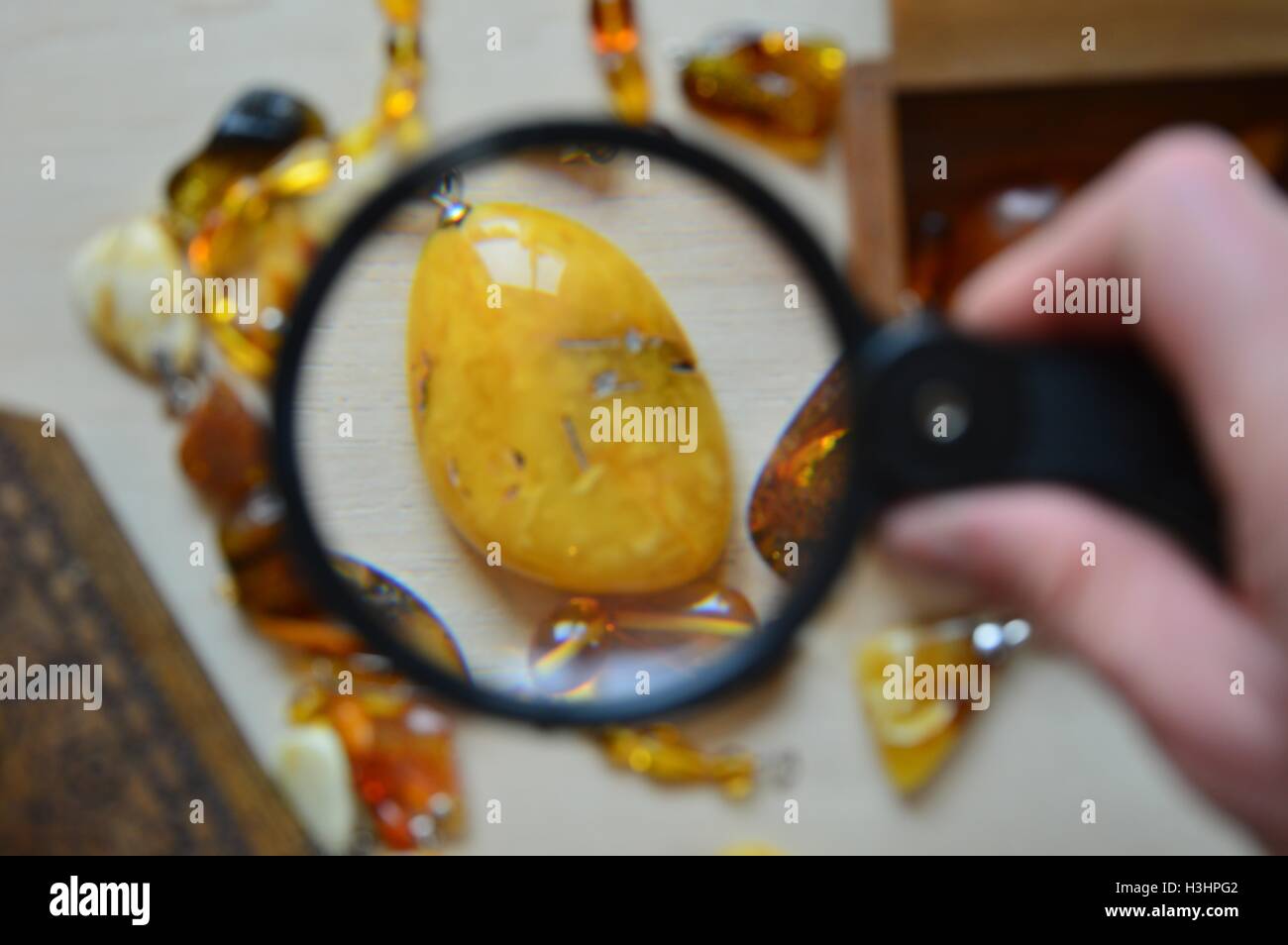 Working desktop from top Stock Photo - Alamy