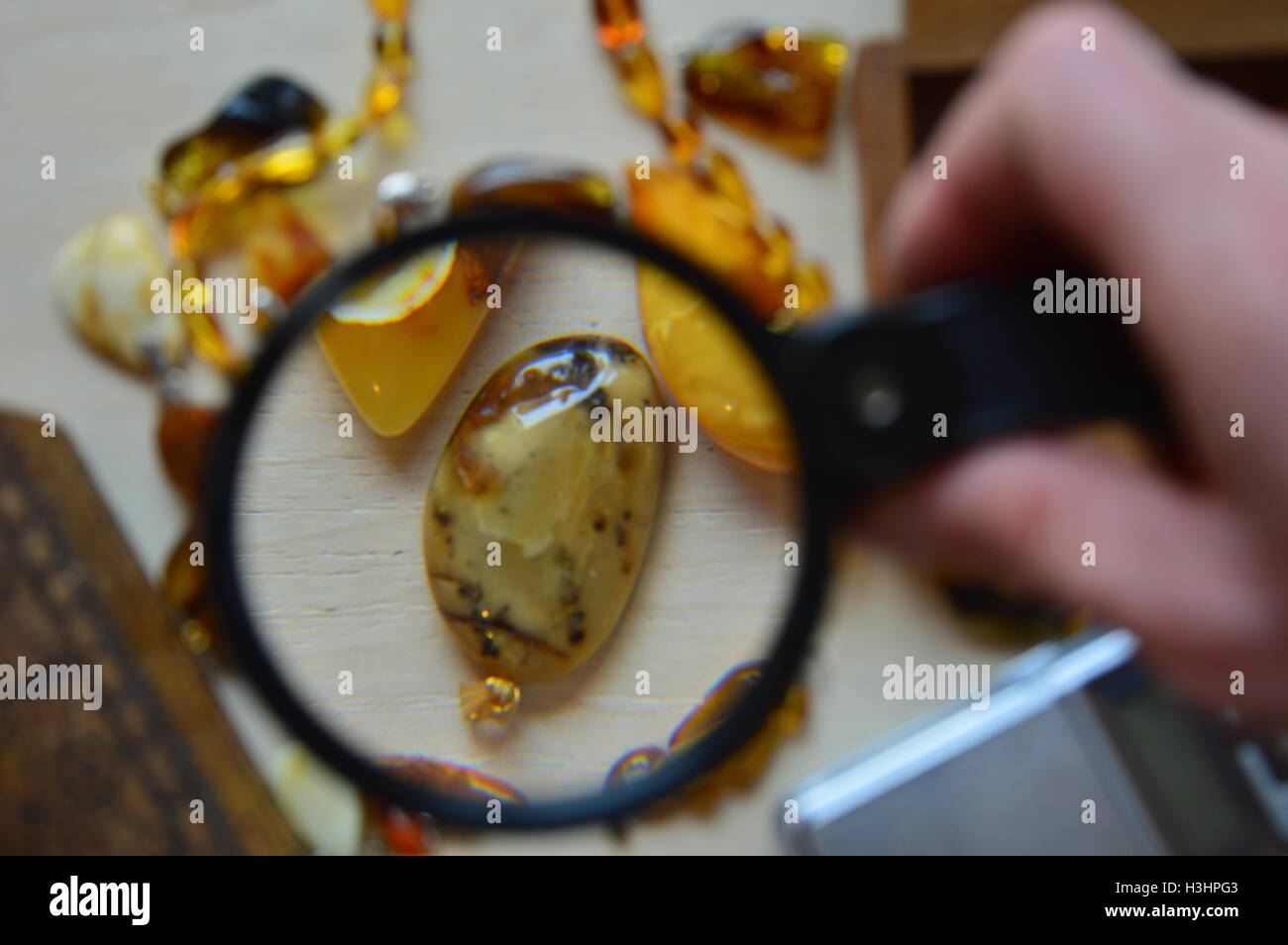 Working desktop from top Stock Photo - Alamy