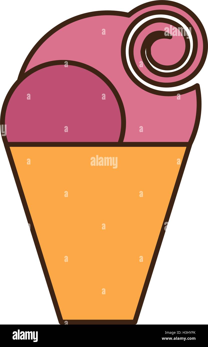 delicious sweet ice cream Stock Vector Image & Art - Alamy