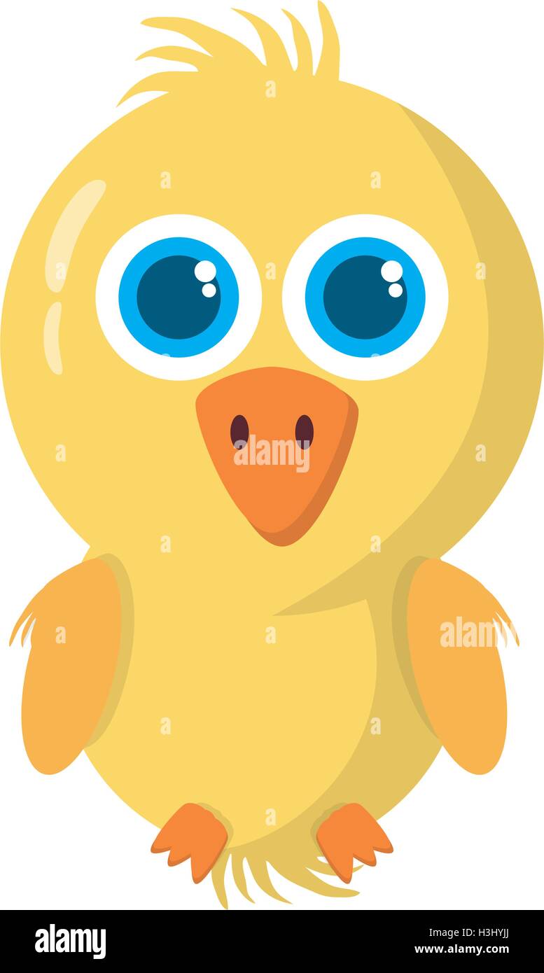 chicken little animal farm isolated icon Stock Vector Image & Art - Alamy