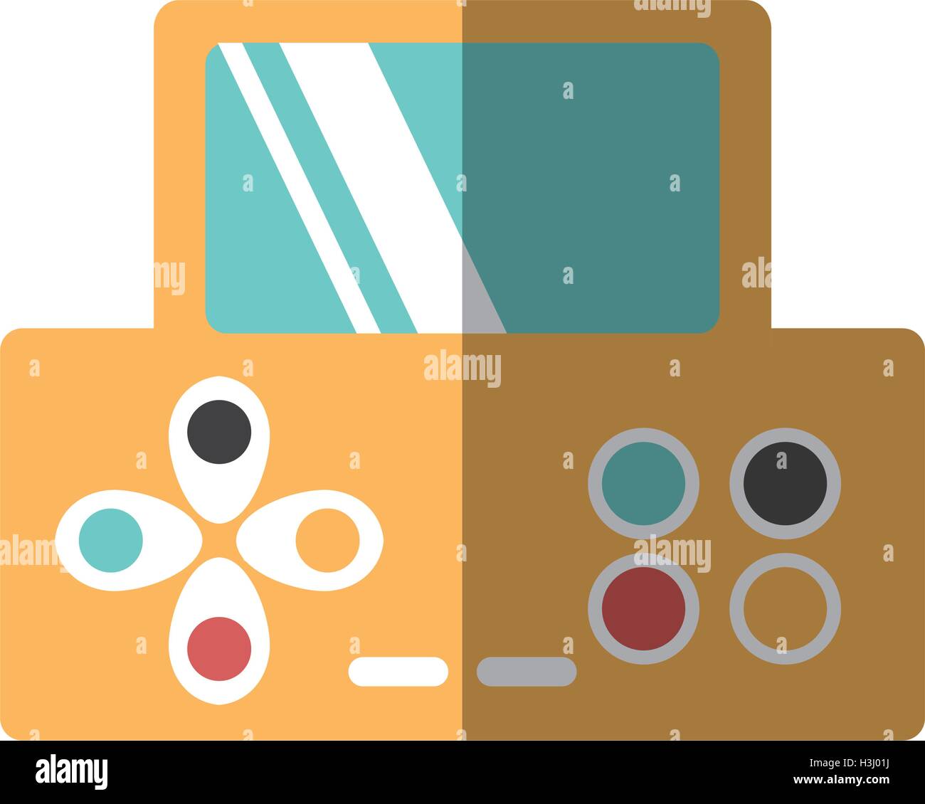 video game console portable Stock Vector Image & Art - Alamy