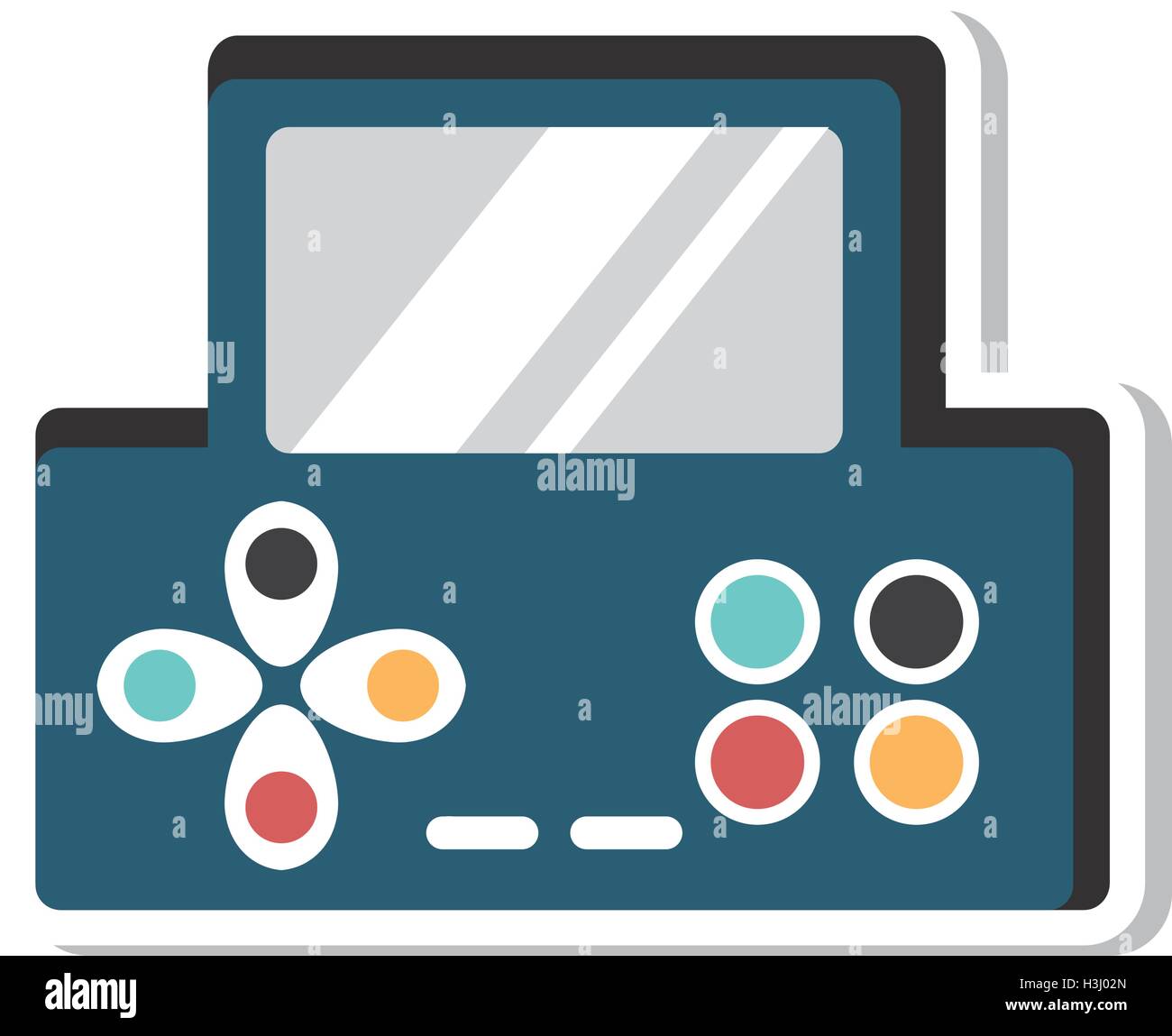video game console portable Stock Vector Image & Art - Alamy