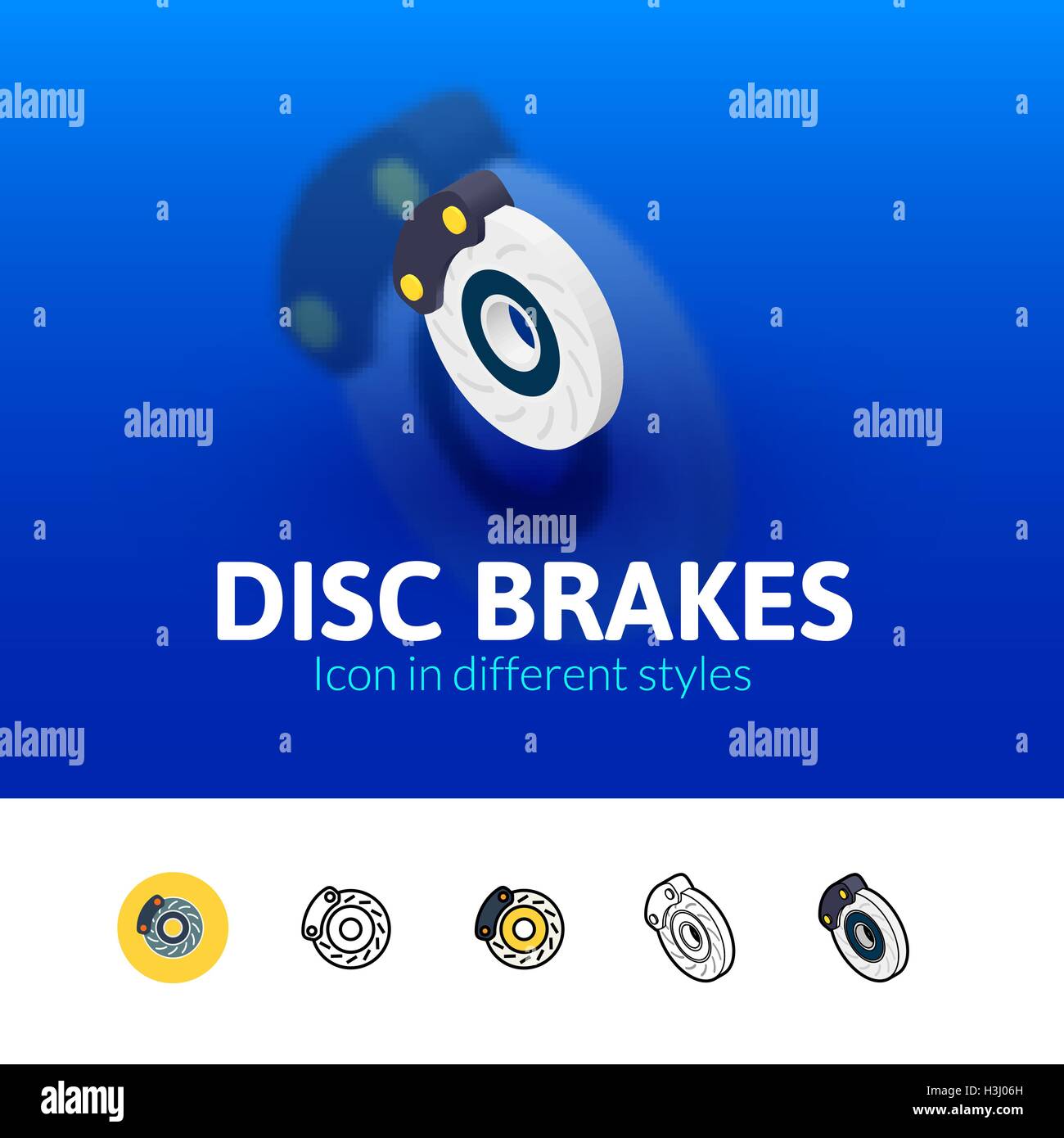 Rotor brakes Stock Vector Images - Alamy