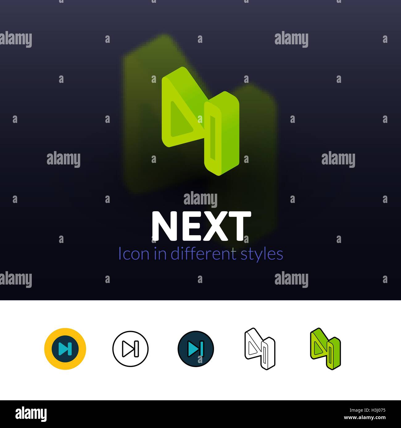 Next arrow hi-res stock photography and images - Alamy