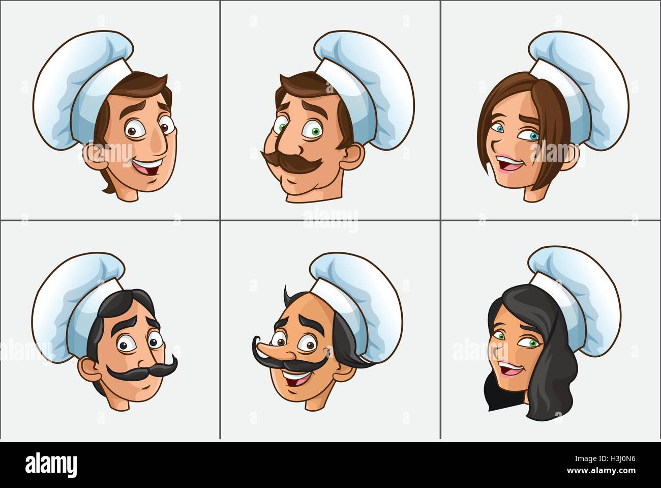 happy chef or cook icon image Stock Vector Image & Art - Alamy