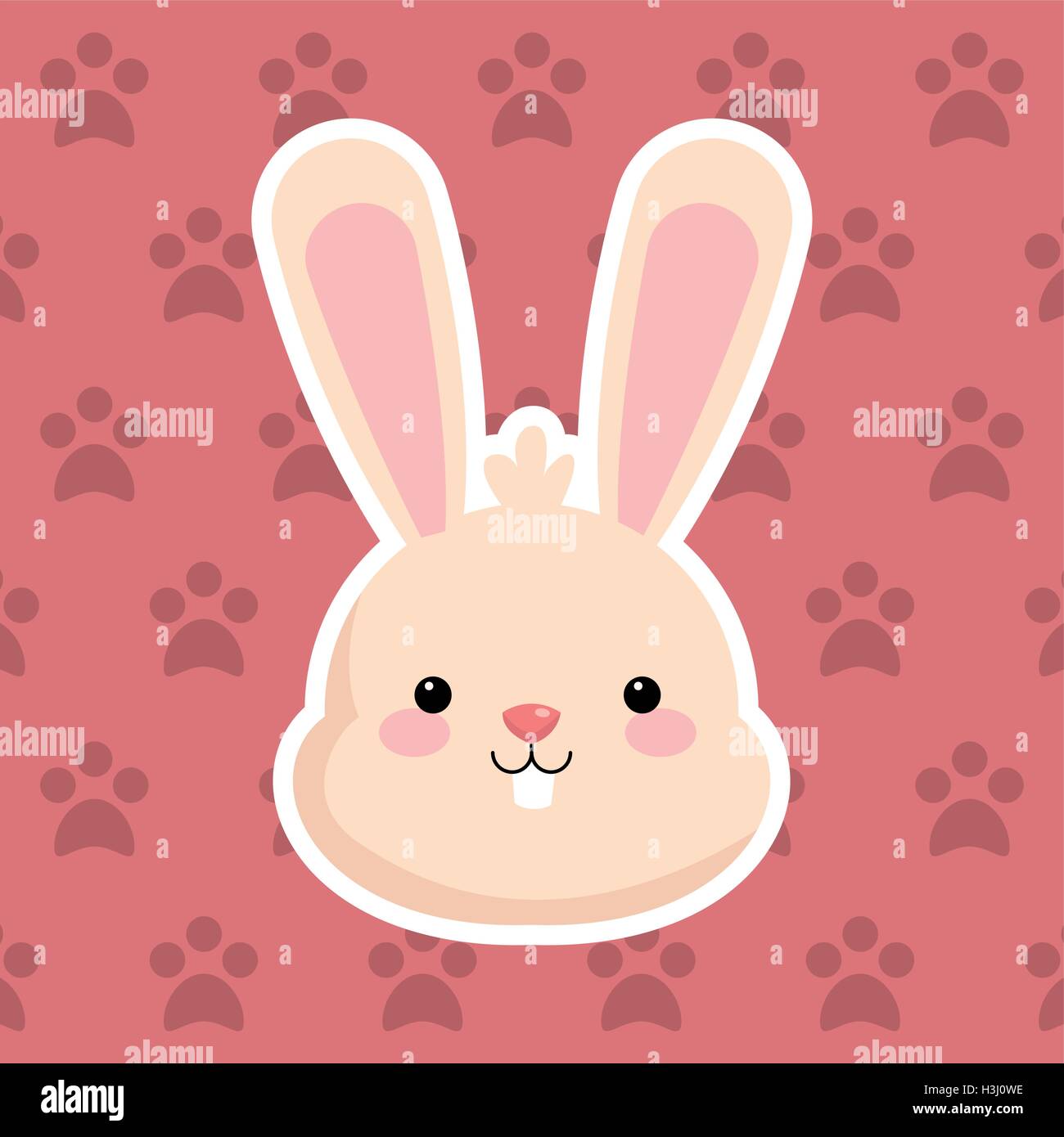 Backgrounds With Pattern Rabbit rabbit with pattern background image Stock Vector Image & Art - Alamy