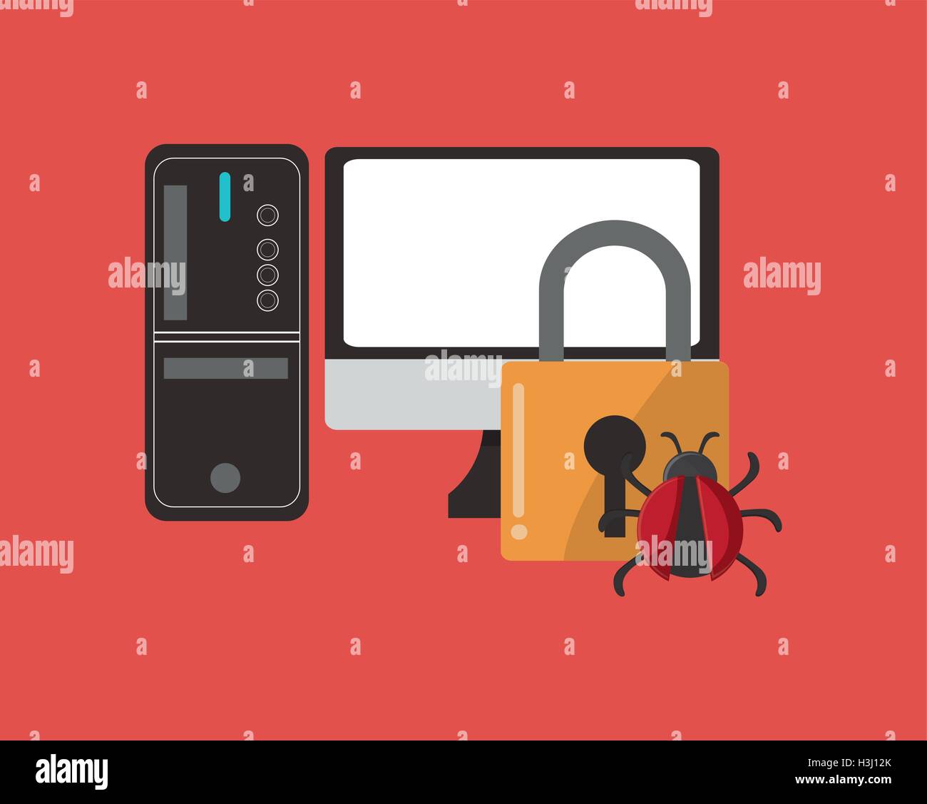 internet security related icons image Stock Vector Image & Art - Alamy