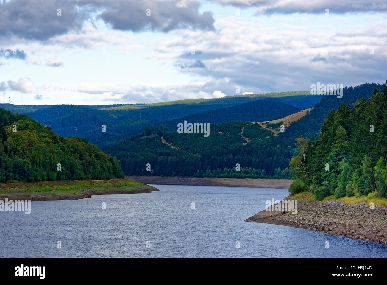 Sösestausee in Harz,Germany. Stock Photo