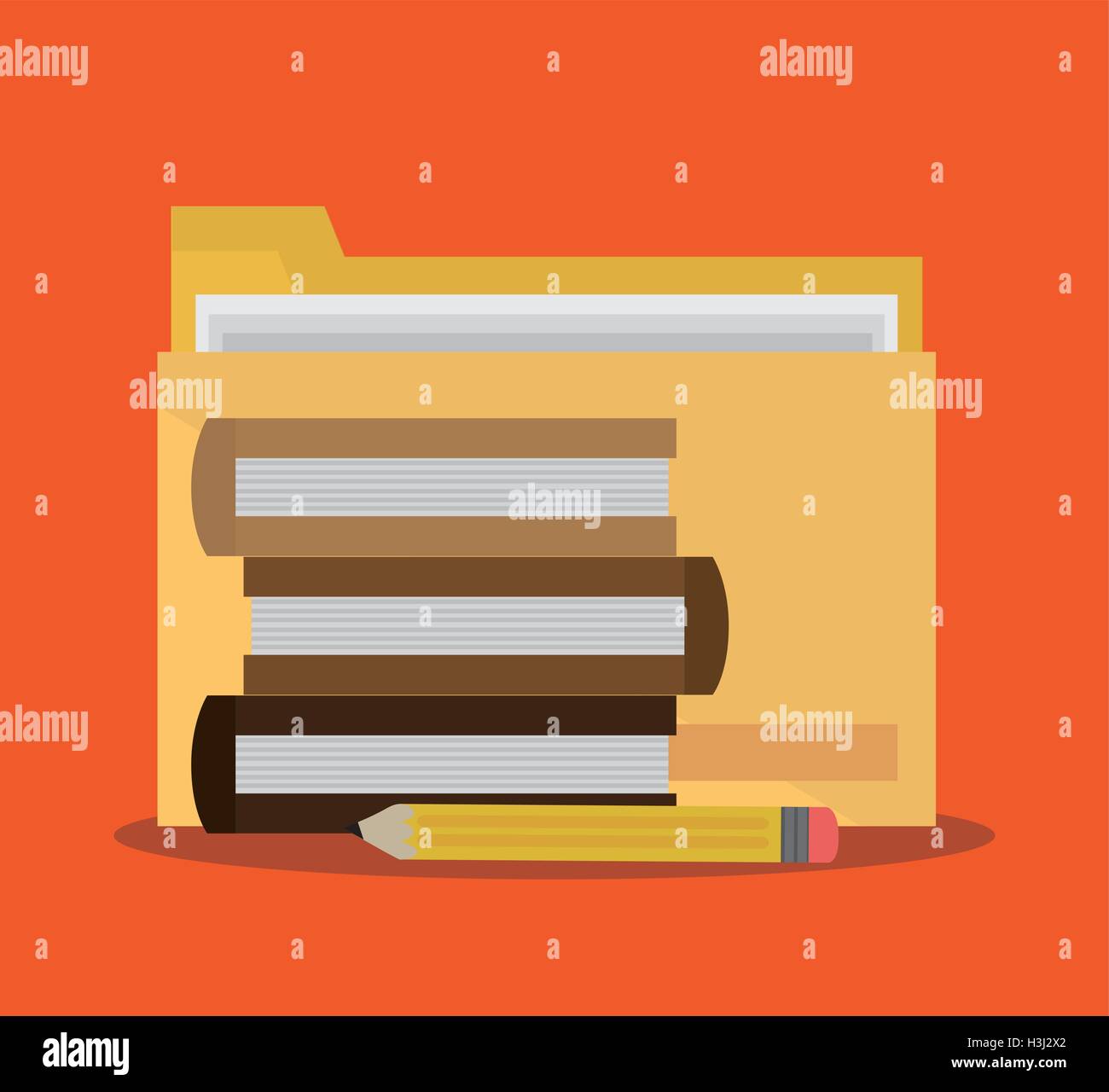 File of office and work design Stock Vector Image & Art - Alamy