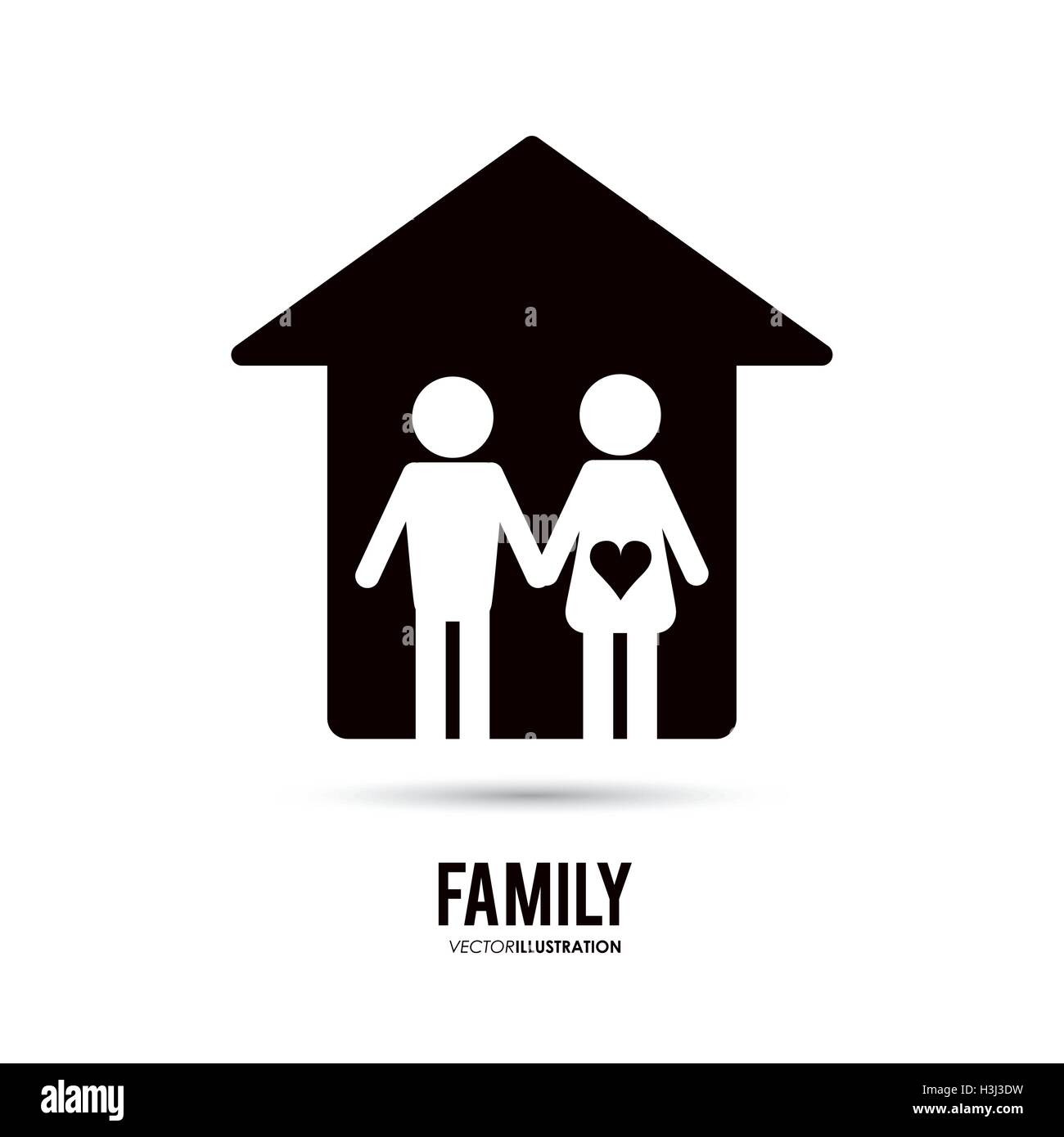 Family icon design, vector illustration Stock Vector Image & Art - Alamy