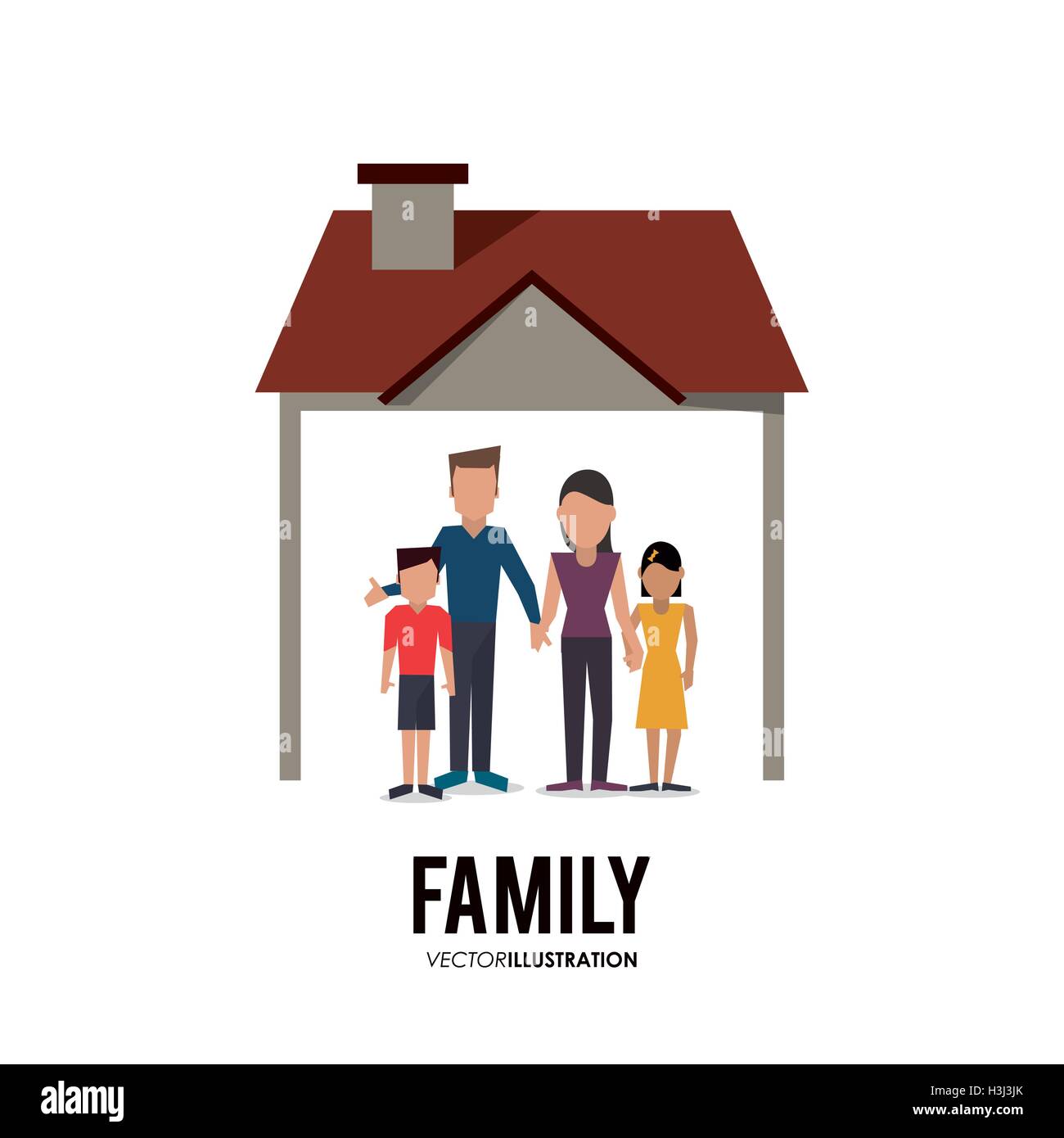 Graphic of Family design , vector illustration Stock Vector Image & Art ...
