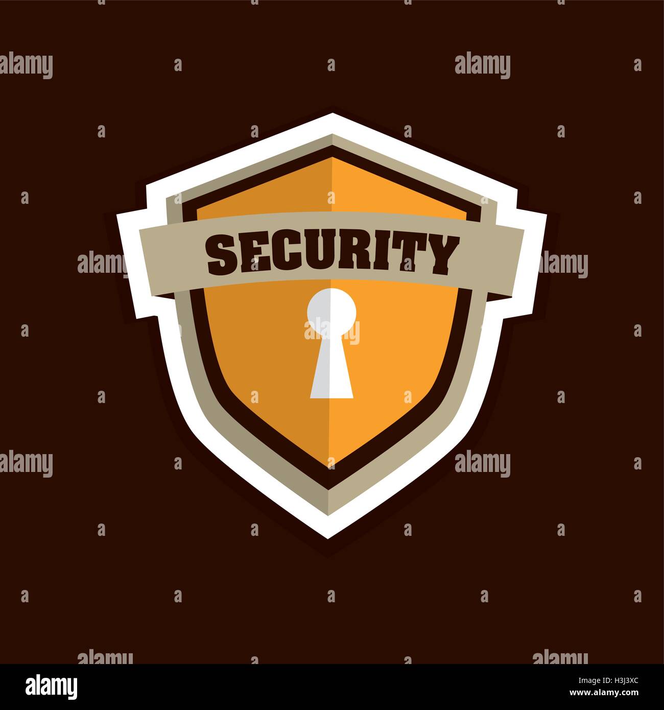 Security Shield icon, vector illustration Stock Vector Image & Art - Alamy