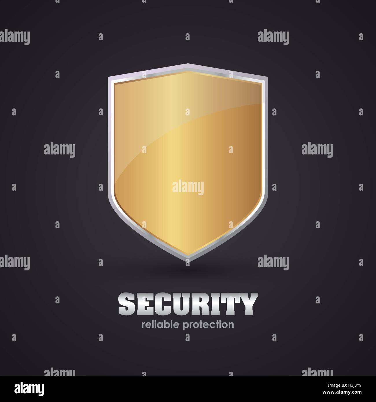 Security Shield icon, vector illustration Stock Vector Image & Art - Alamy