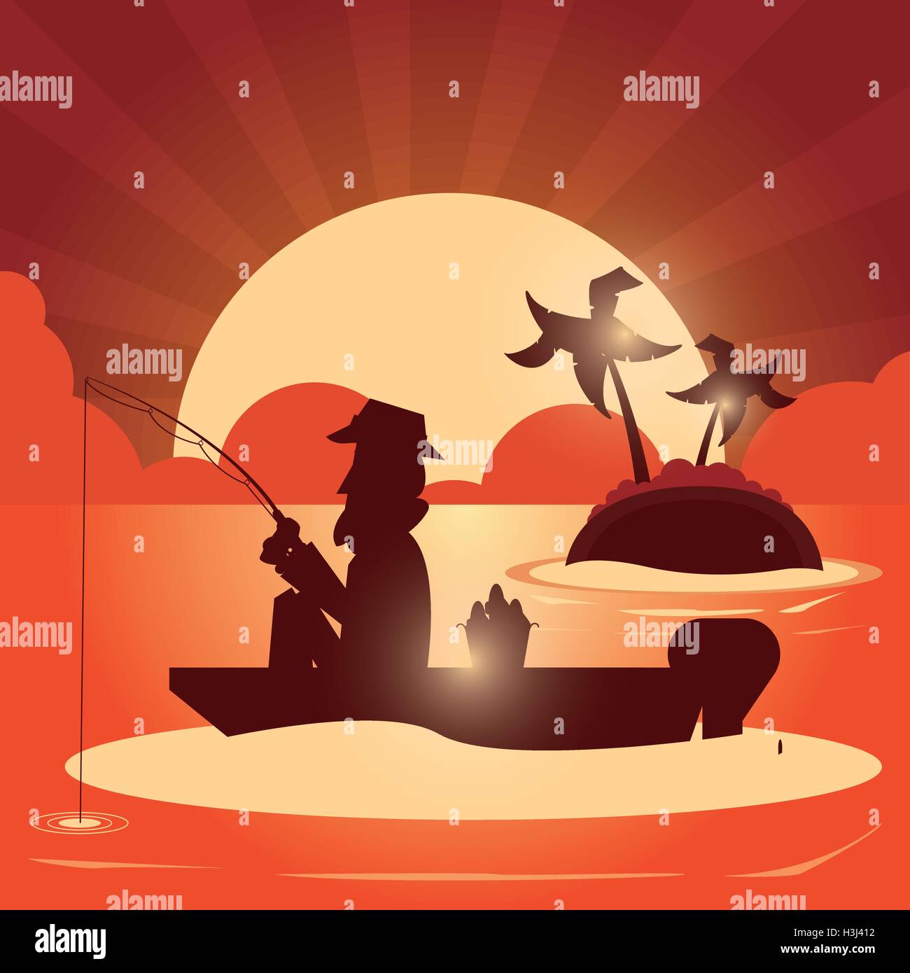 Fishing graphic design Stock Vector Image & Art Alamy