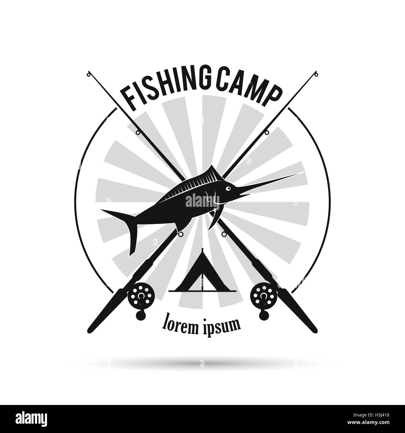 Fishing graphic design Stock Vector Image & Art Alamy