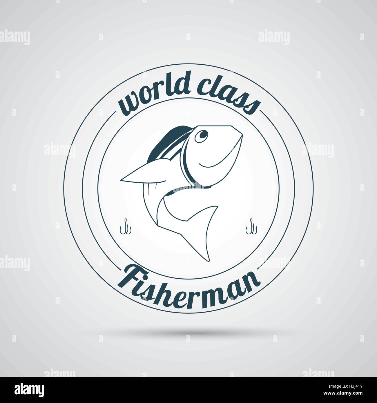 Fishing graphic design Stock Vector Image & Art Alamy