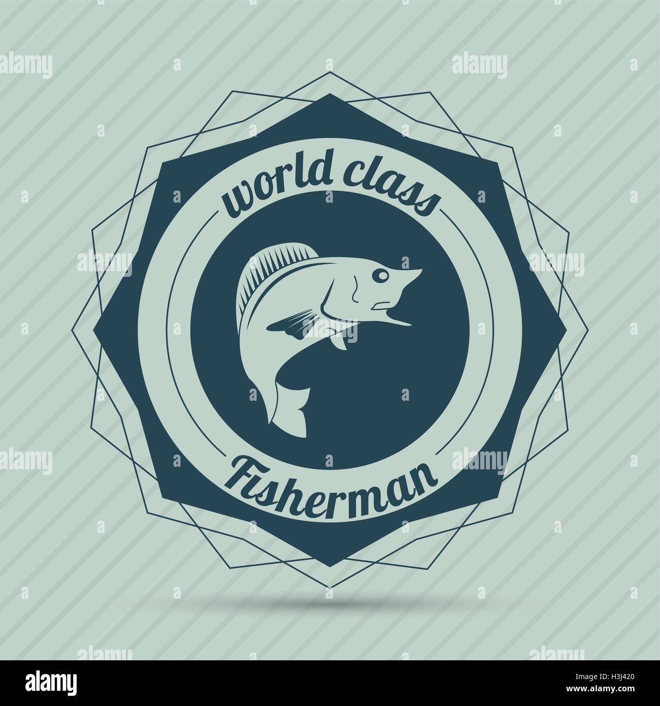 Fishing graphic design Stock Vector Image & Art Alamy