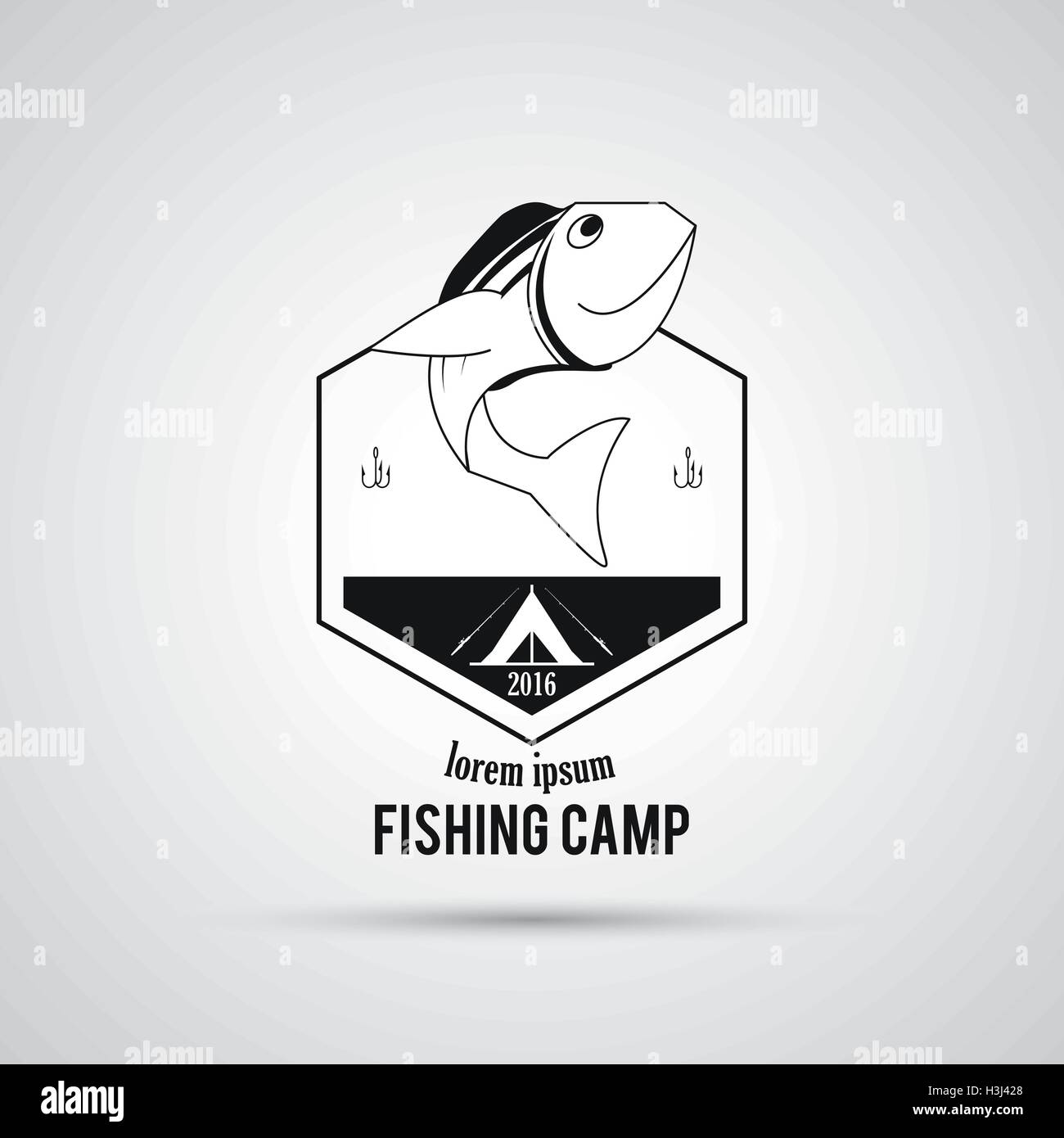 Fishing graphic design Stock Vector Image & Art Alamy