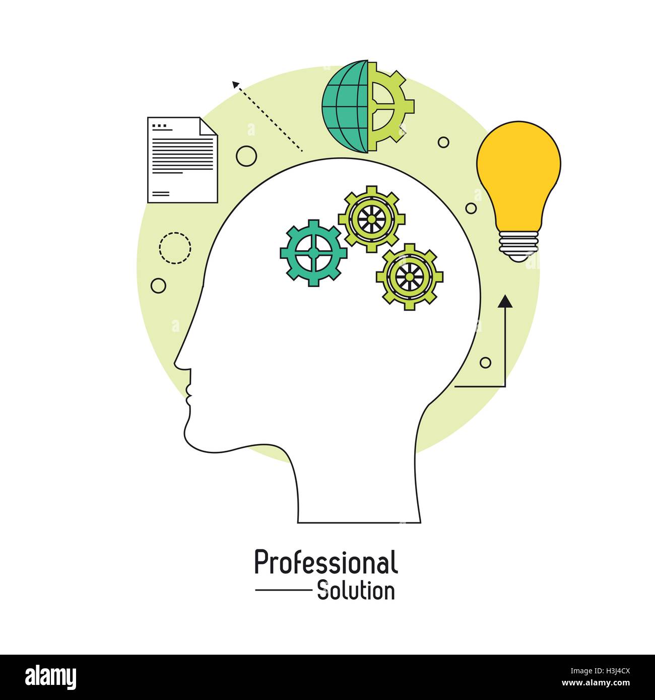 Flat illustration about customer service design Stock Vector Image ...