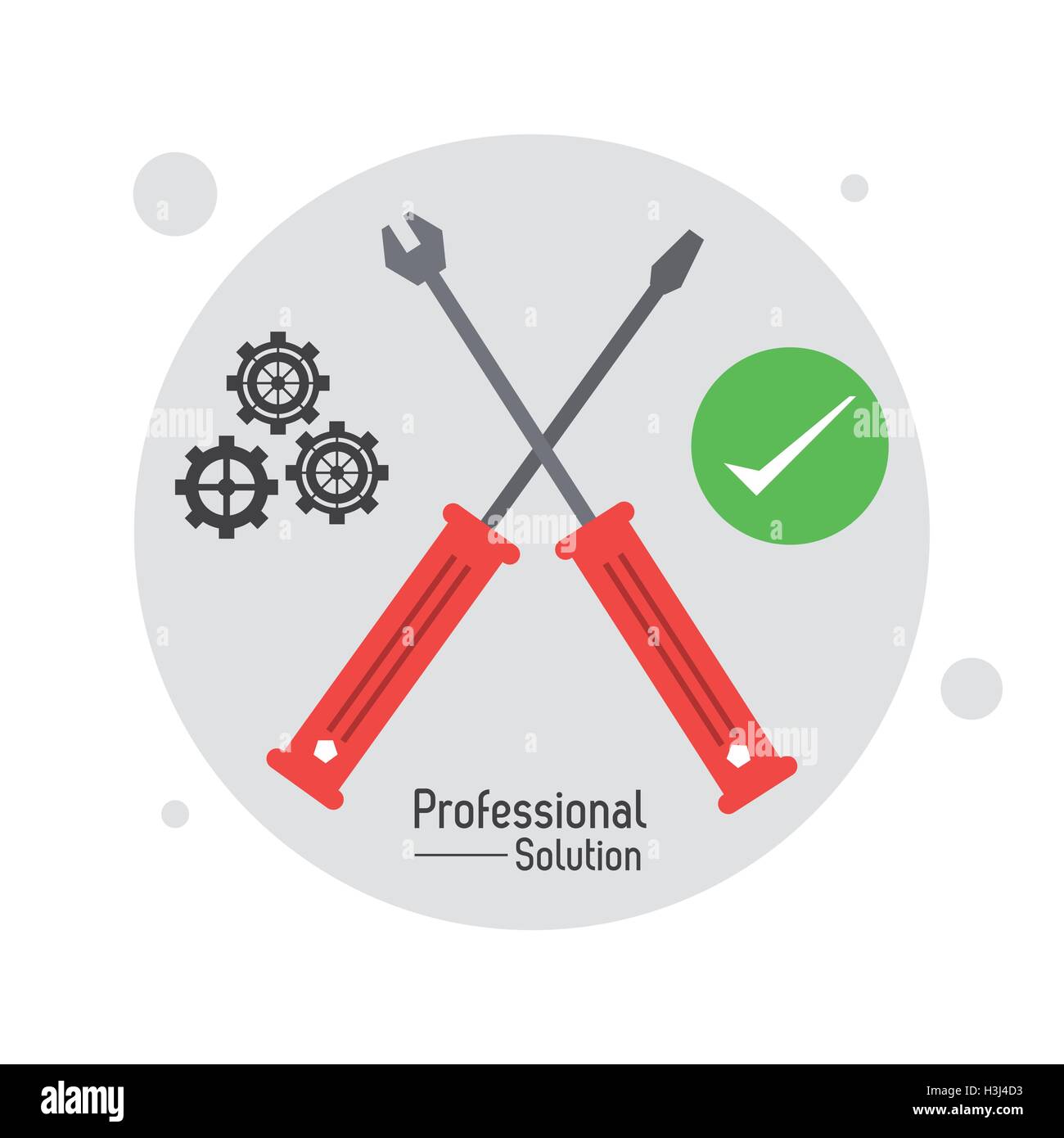 Flat illustration about customer service design Stock Vector Image ...