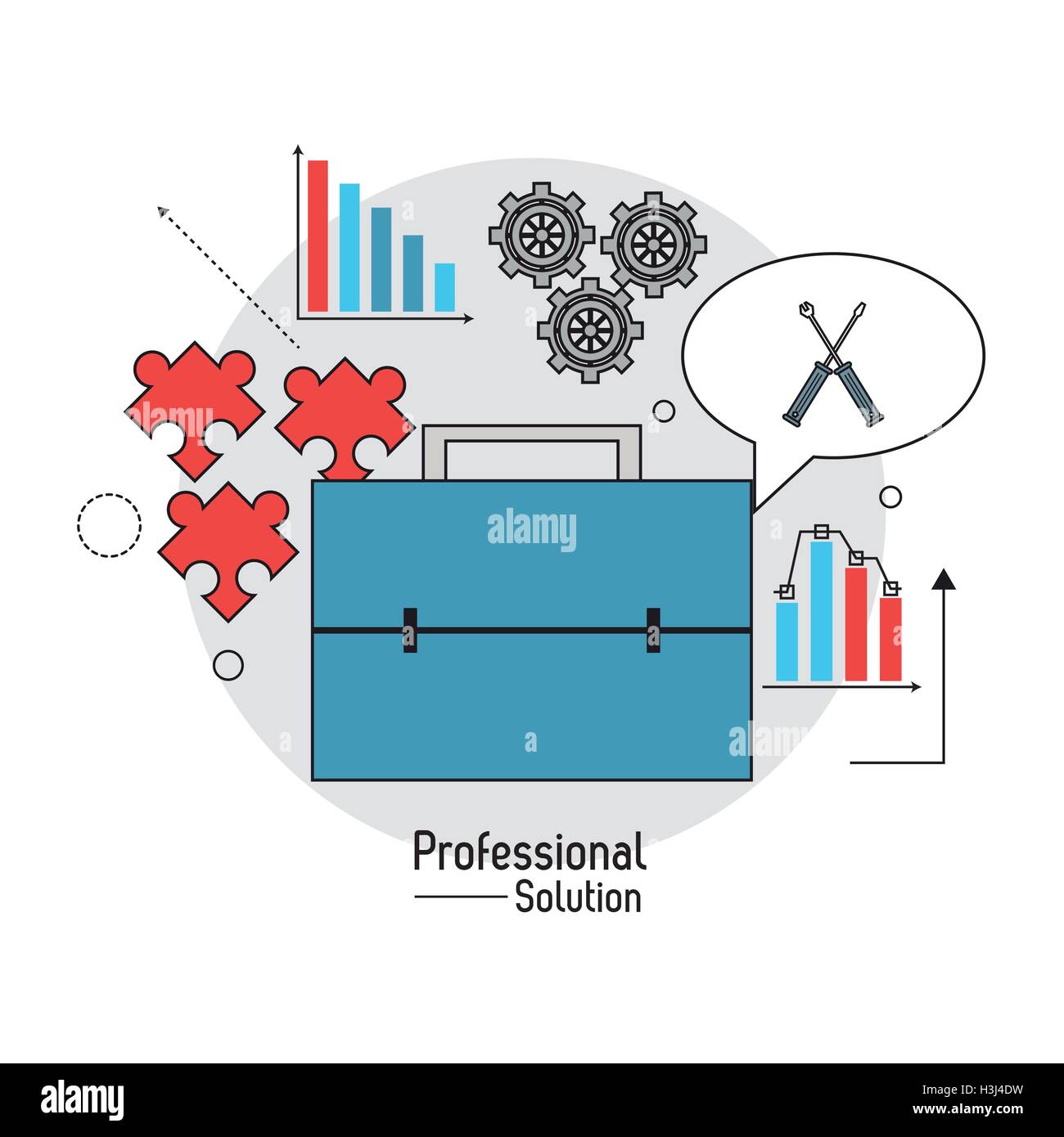 Flat illustration about customer service design Stock Vector Image ...