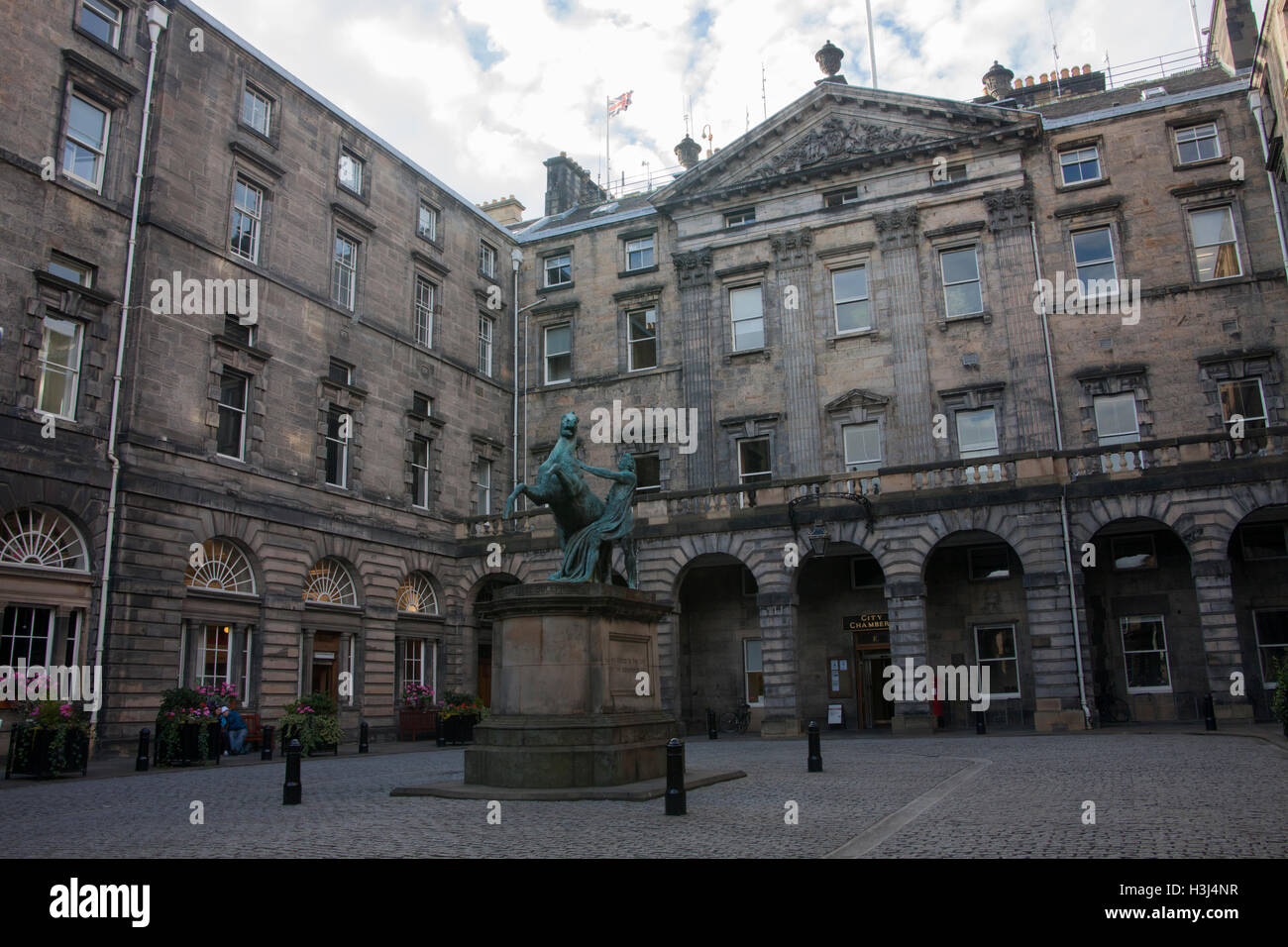 City Chambers Edinburgh Stock Photo