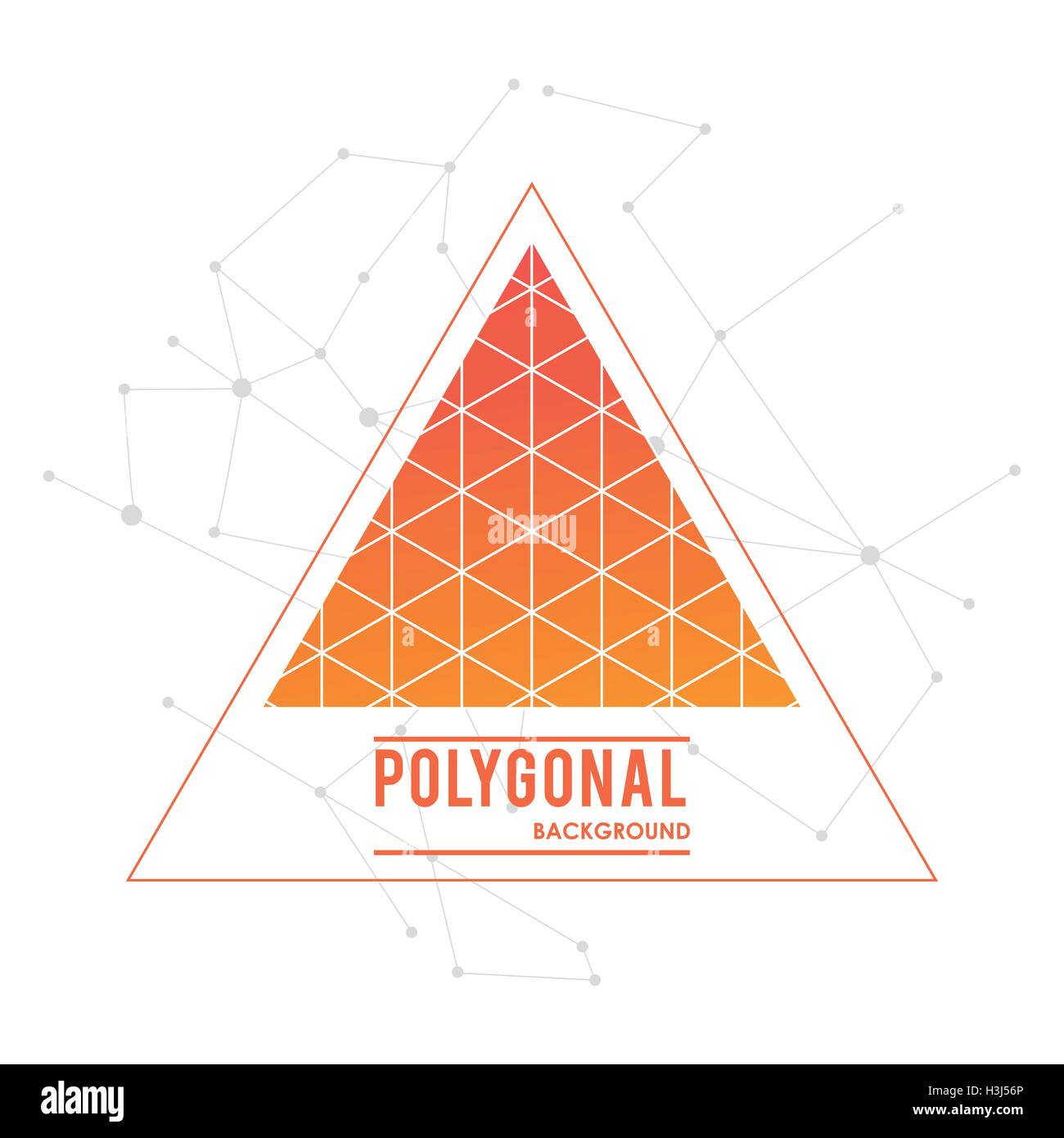 Polygogonal Design Polygonal design. Geometric shape design. , vector illustration Stock ...