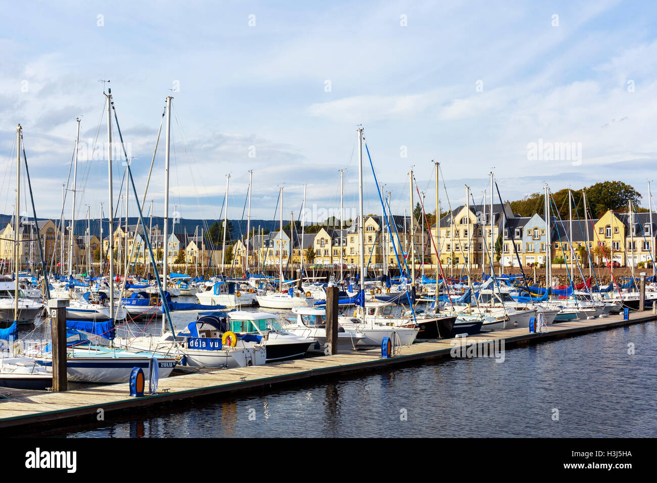 Inverkip marina,Greenock, Firth of Clyde, Renfrewshire, Scotland, UK