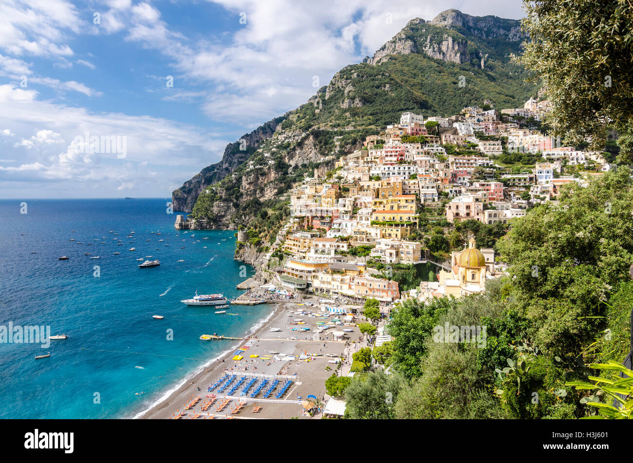 Positano, Amalfi Coast, Italy Stock Photo - Alamy