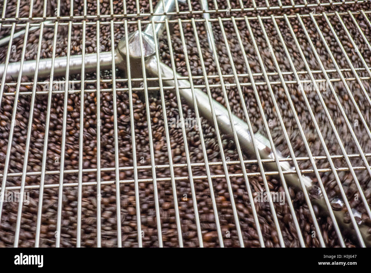 Coffee Roasting Machine Stock Photo Alamy