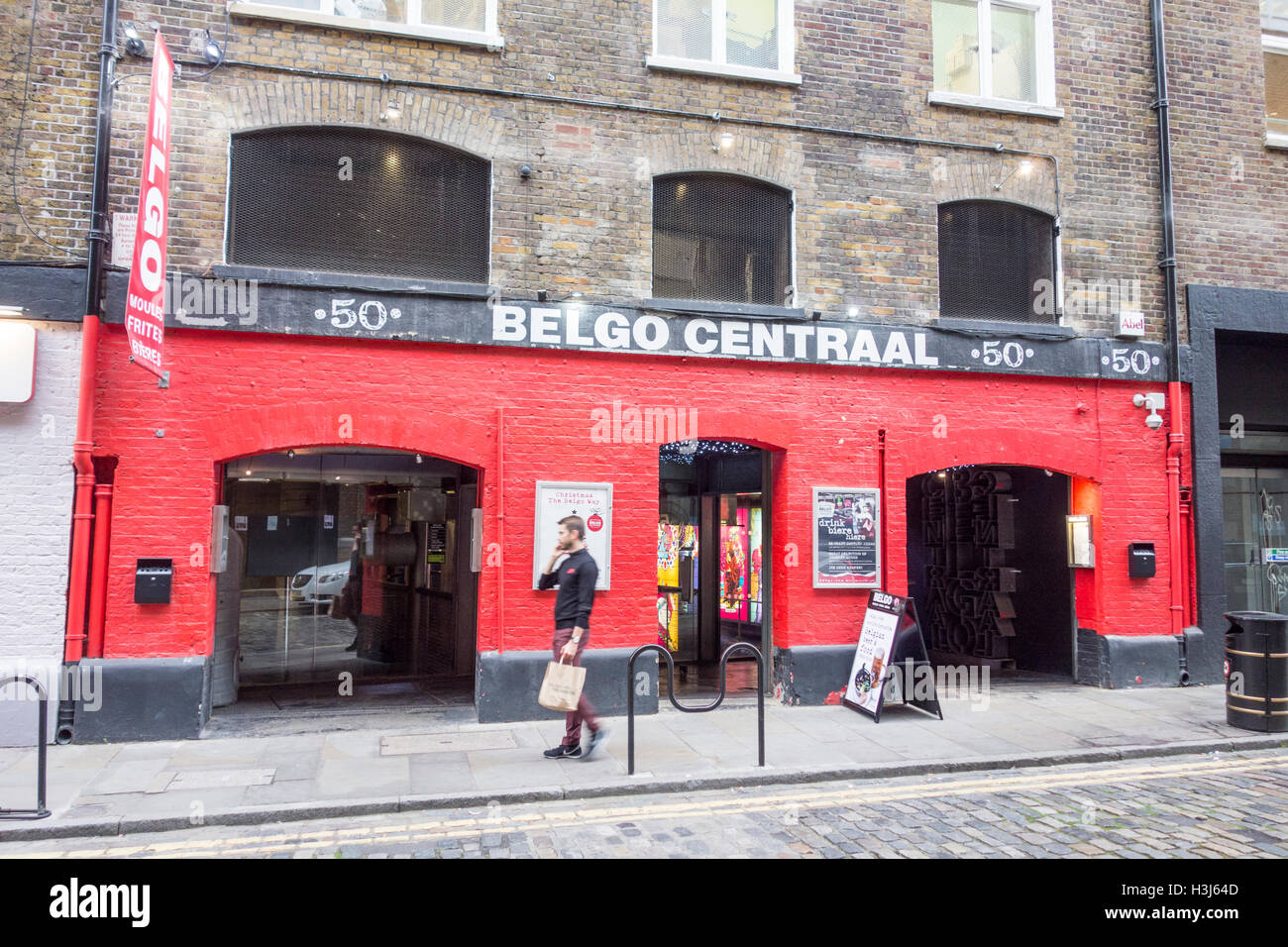 Belgo Centraal bar in Covent Garden, London, UK Stock Photo