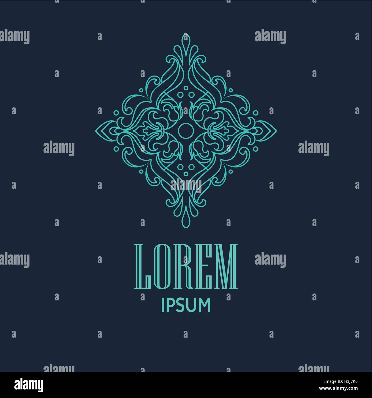 Monogram Logos. Vintage Vector Concepts Stock Vector Image & Art - Alamy