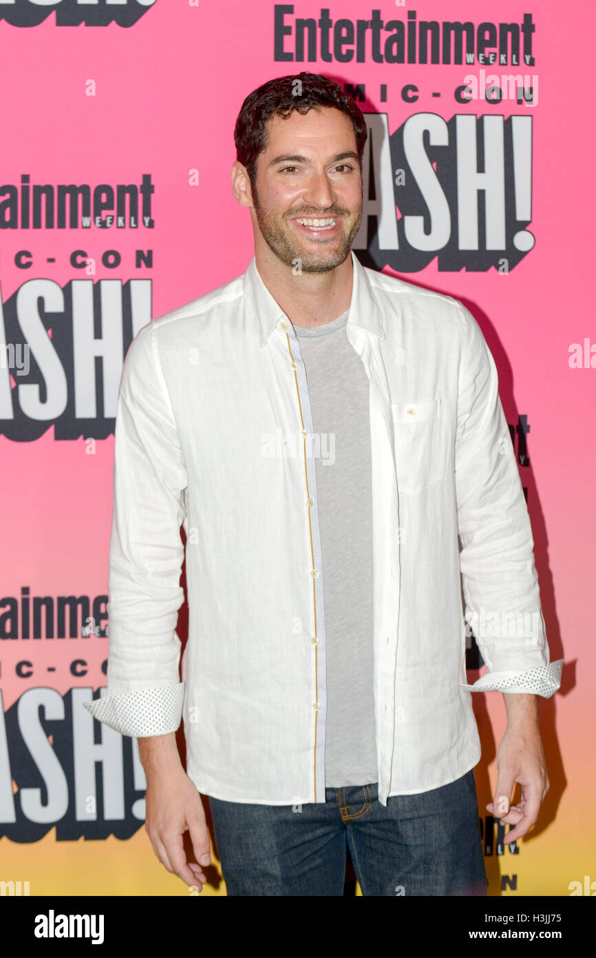 SAN DIEGO, CA - JULY 23: Tom Ellis attends Entertainment Weekly's Annual Comic-Con Party 2016 at Hard Rock Hotel San Diego. Stock Photo
