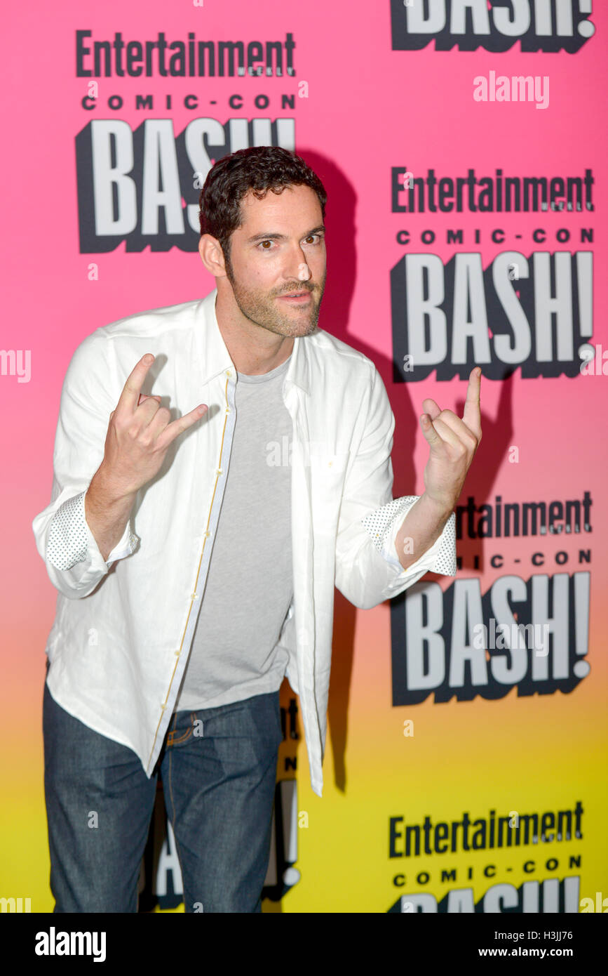 SAN DIEGO, CA - JULY 23: Tom Ellis attends Entertainment Weekly's Annual Comic-Con Party 2016 at Hard Rock Hotel San Diego. Stock Photo