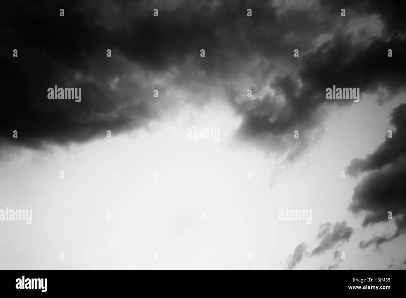black and white sky for background Stock Photo - Alamy
