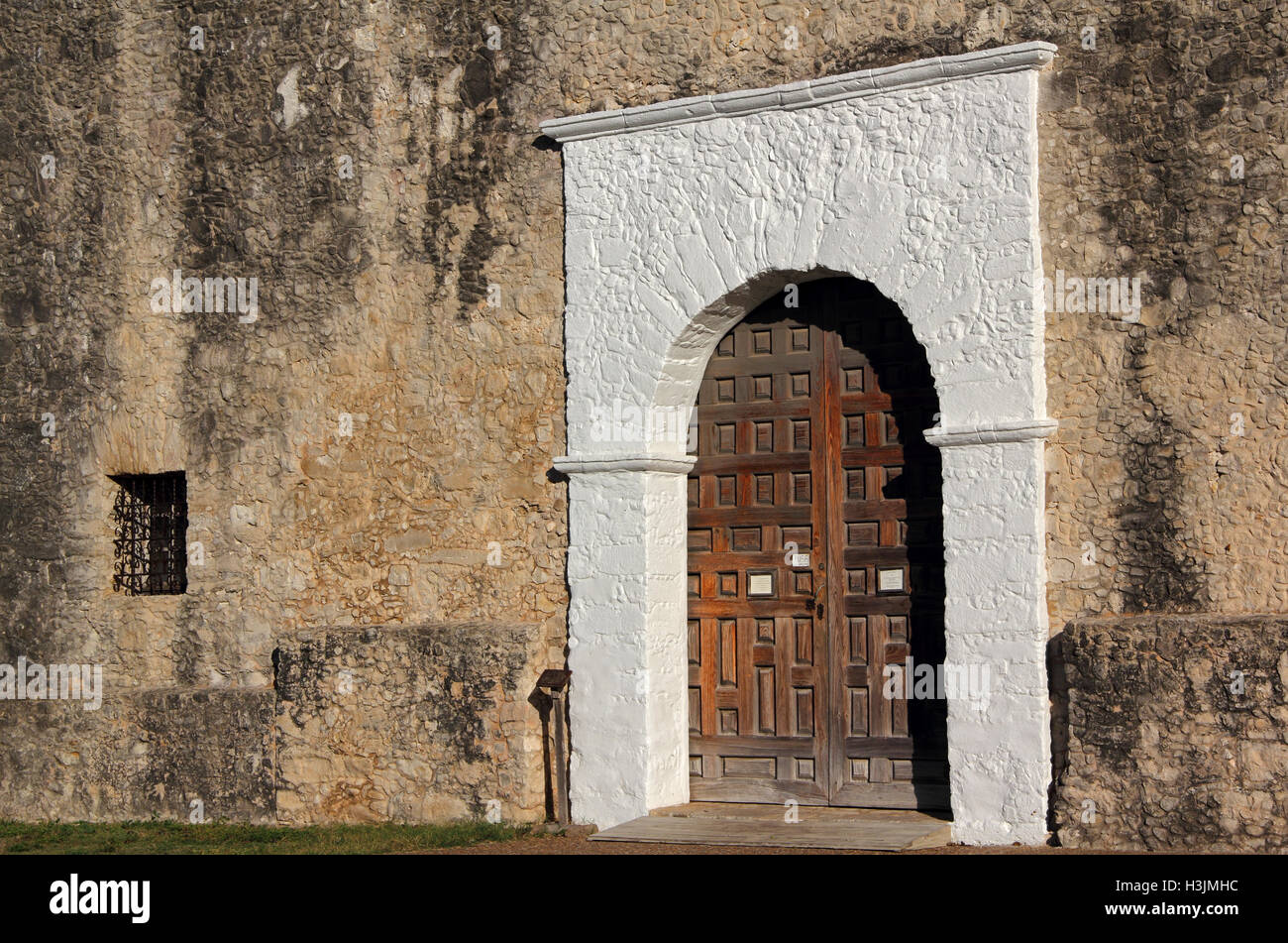 Presidio Nuestra Señora de Loreto de la Bahia in Goliad, Texas Stock Photo