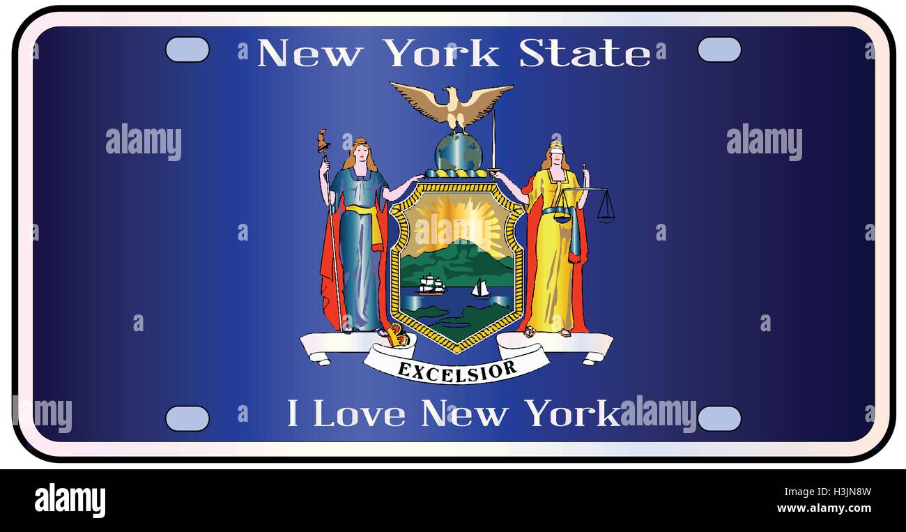 New York State License Plate High Resolution Stock Photography And Images Alamy