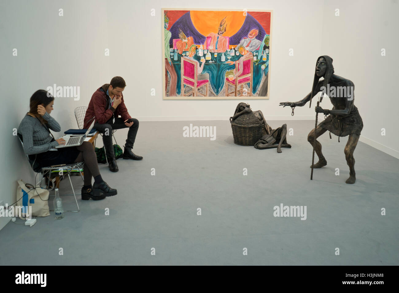 Gallery at the Frieze International Arts Fair in Regent's Park. London