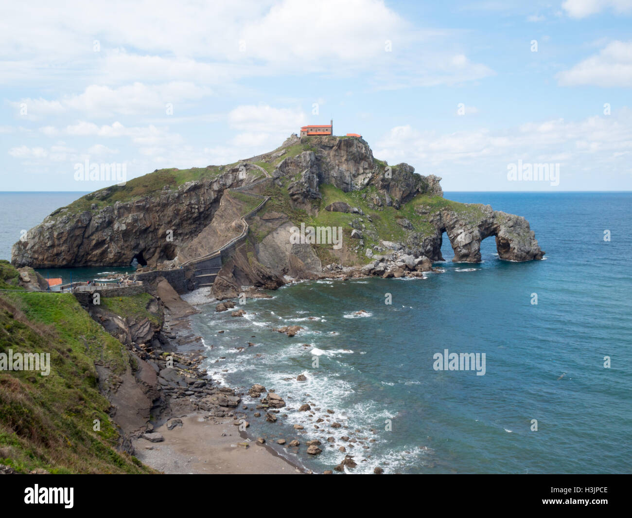 San Juan de Gaztelugatxe Stock Photo