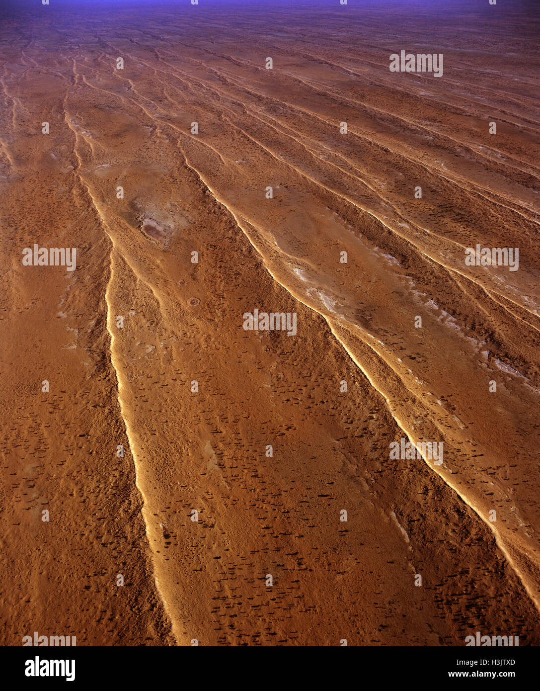 Dunefields from the air Stock Photo