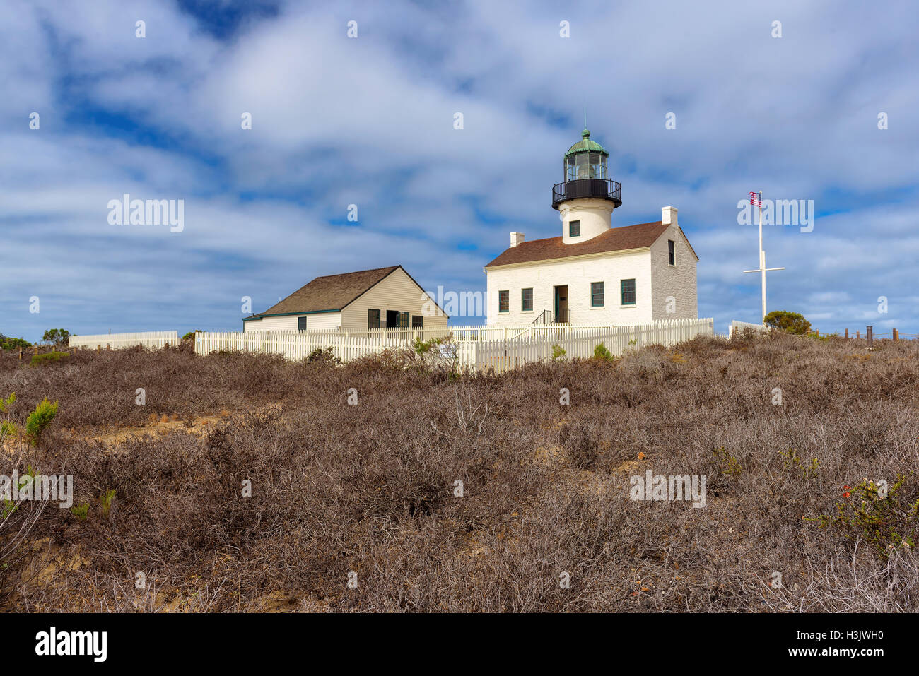 The most popular San Diego Lighthouse, California Stock Photo