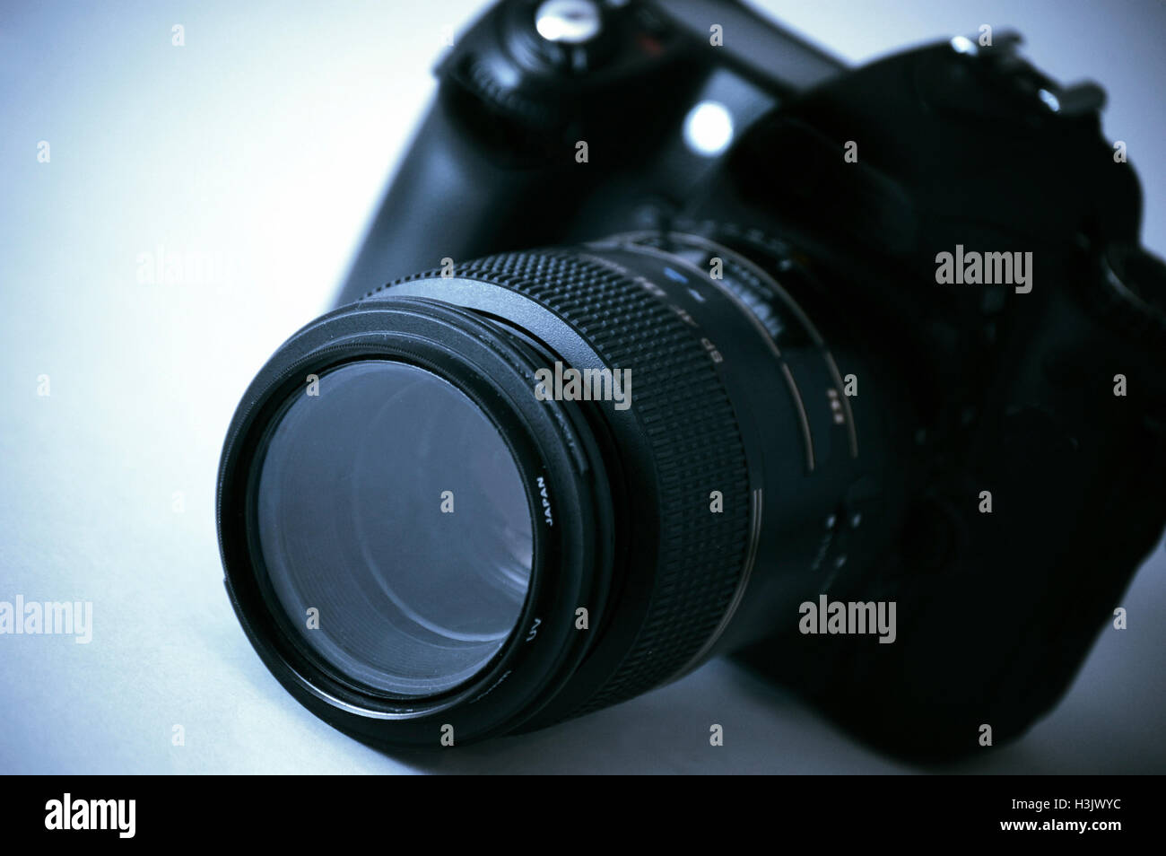 modern reflex digital photo camera Stock Photo