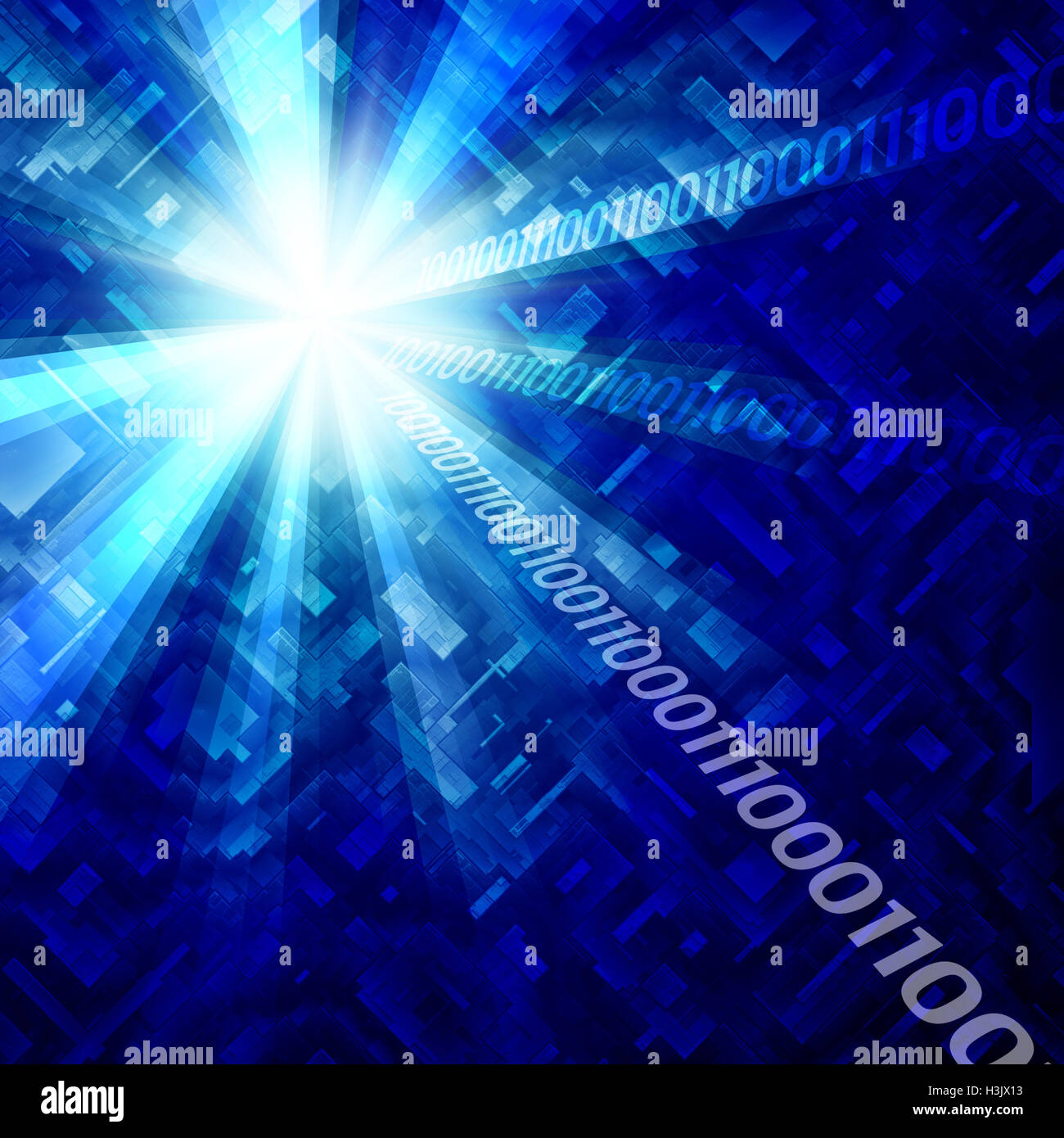 big data and cyberspace Stock Photo