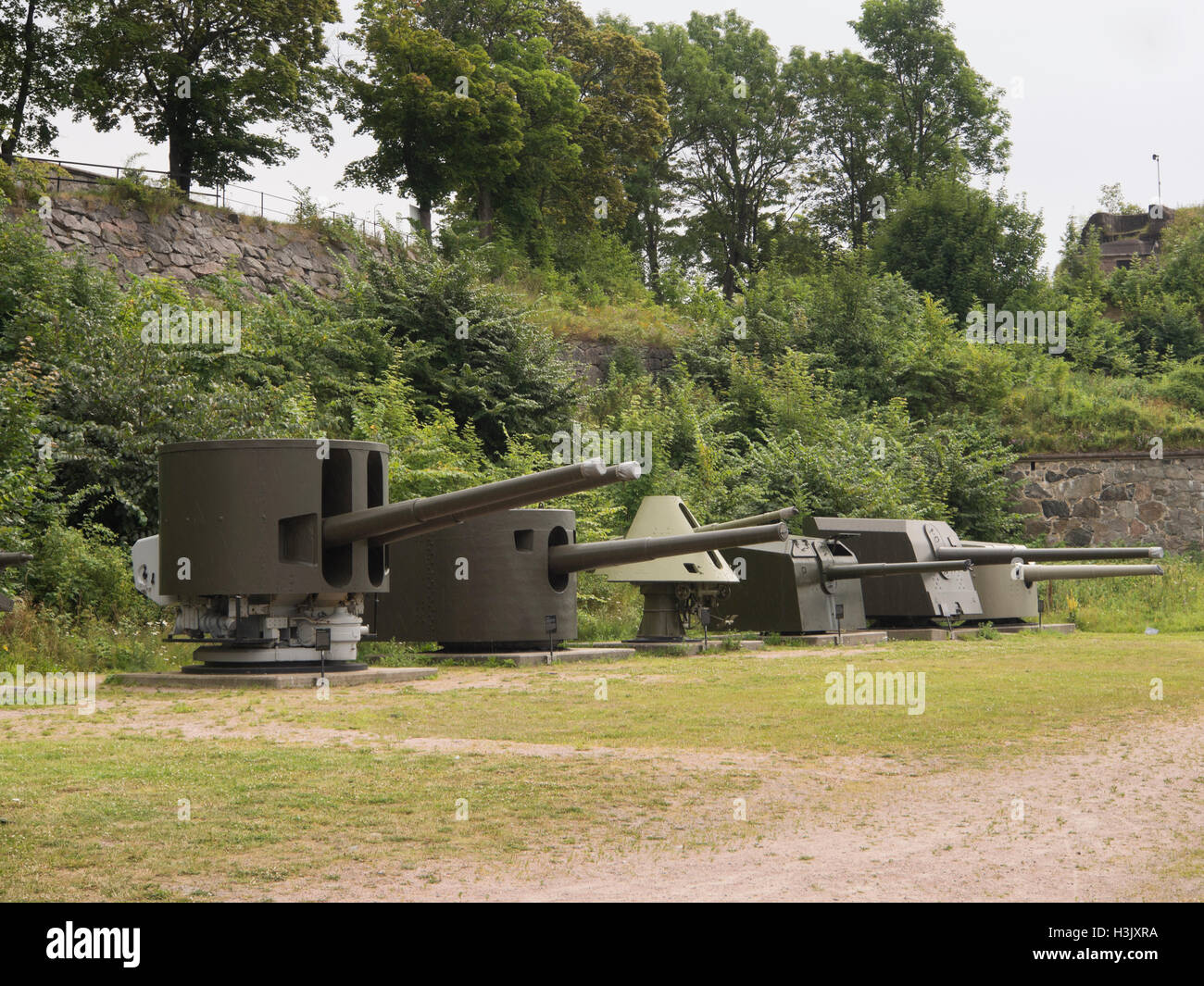 Norway norwegian army gun canon war defence outdoors festning hires