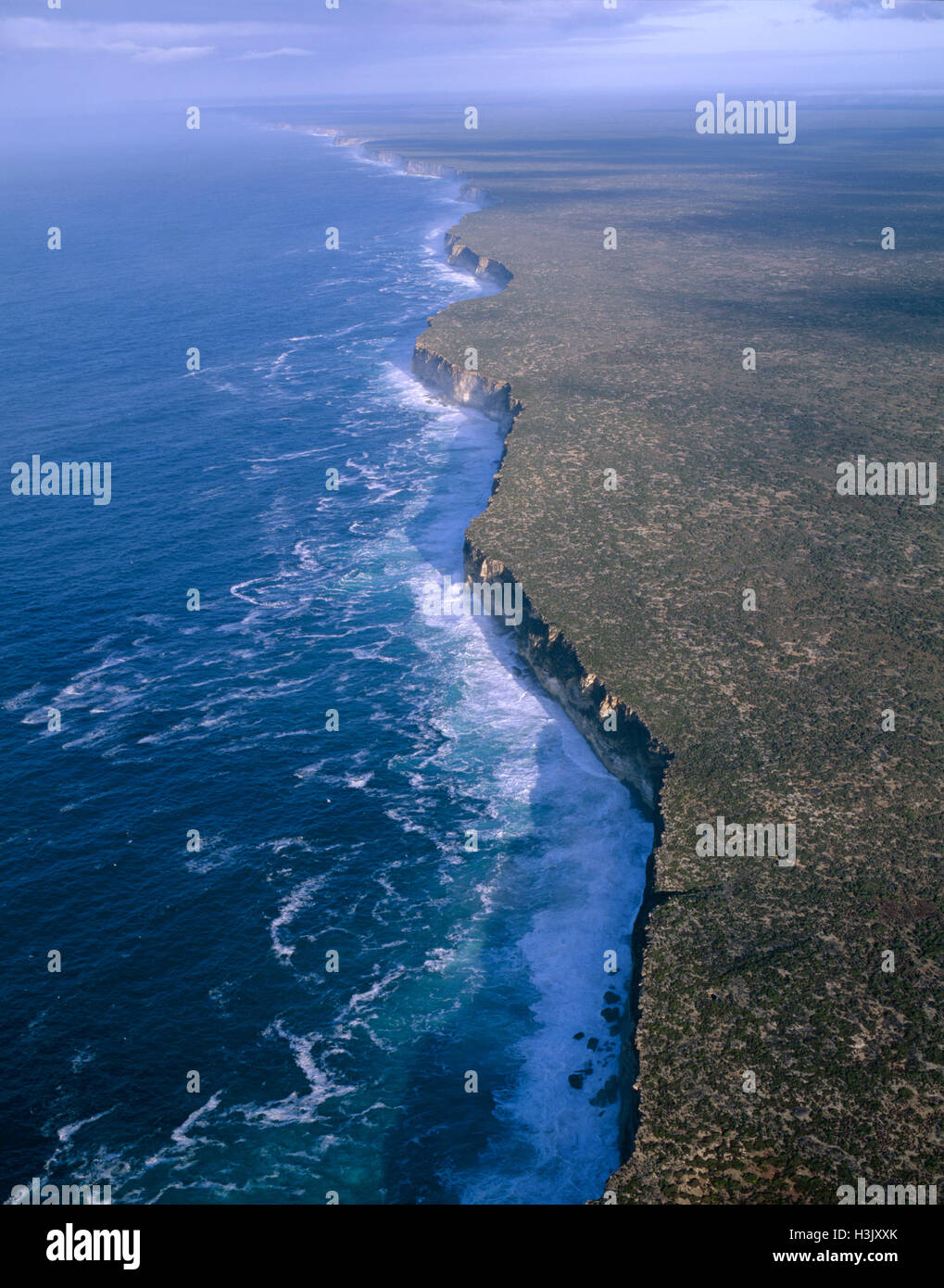 Baxter Cliffs (limestone cliffs derived from ancient consolidated sand dunes), Stock Photo