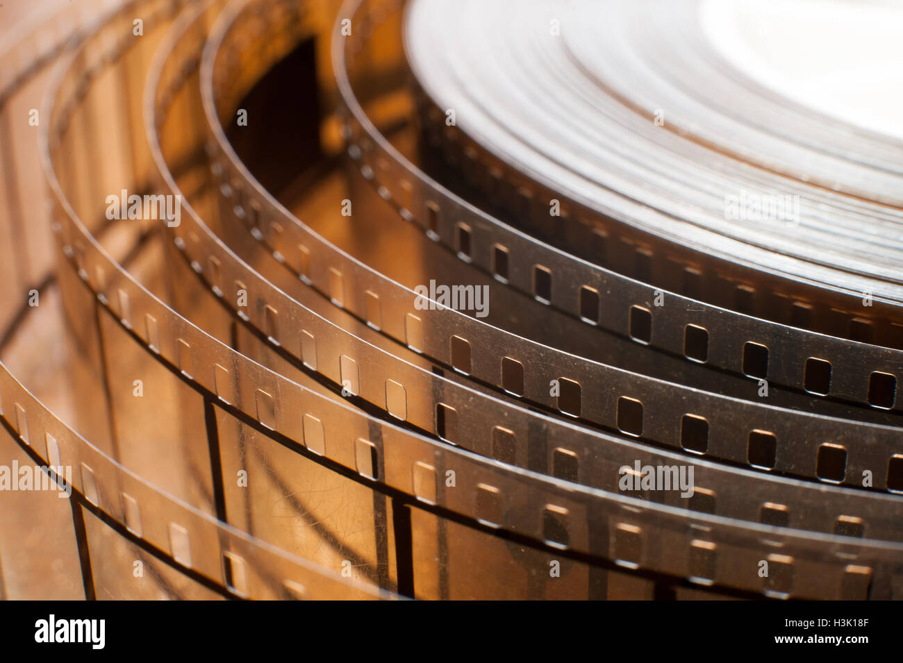 Swirl film reel hi-res stock photography and images - Alamy