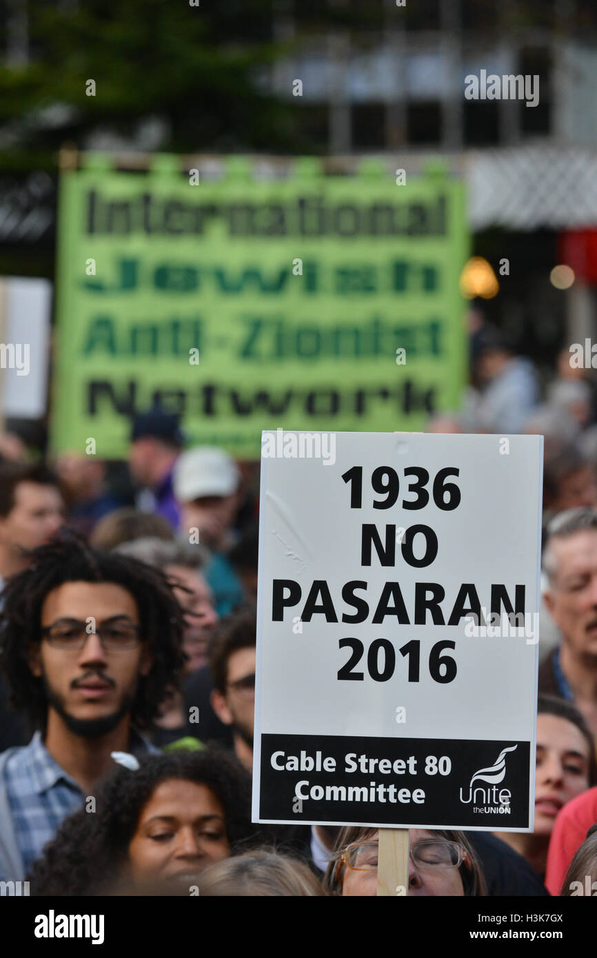London, UK. 9th October 2016. 80th anniversary of the Battle of Cable