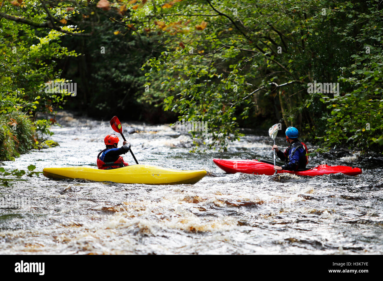 Wild Water Canoe Event. This is a scheduled release of water into the River Washburn by